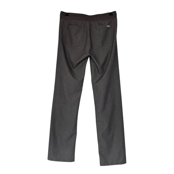 FIGS Technical Collection Scrub Pants Charcoal Grey Teal Drawstring S/T T21003T - Picture 2 of 8